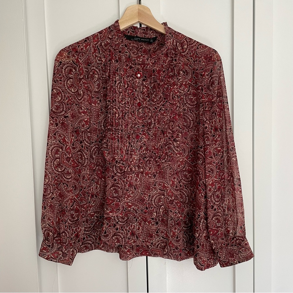 Zara flowytop - size M